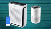 Levoit’s Air Purifier (L) designed for up to 1110 sq. ft. is normally $139.99 but is now on sale for $119.98. The Levoit Air Purifier that covers up to 1005 sq. ft. is only $99.99.