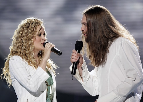 Bo Bice and Carrie Underwood