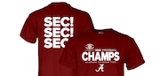 Alabama Crimson Tide Blue 84 2023 SEC Football Conference Champions Locker Room T-Shirt – Crimson - at Fanatics.