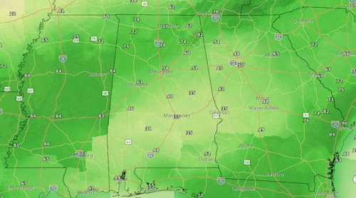 Rain chances Thursday