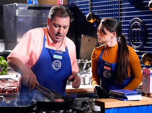 Chris Musgrove and Hallie Clark on "MasterChef"