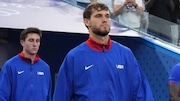 MARSEILLE, FRANCE - JULY 24: Tanner Tessmann #8 of the United States leads the United States onto the field before the Men's group A match between France and United States during the Olympic Games Paris 2024 at Stade de Marseille on July 24, 2024 in Marseille, France. (Photo by Brad Smith/ISI/Getty Images)