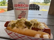 Conecuh Sausage Gift Shop is a popular pitstop for beach-goers.