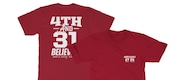 Alabama Crimson Tide vs. Auburn Tigers Iron Bowl 4th & 31 Score T-Shirt - Crimson
- at Fanatics.