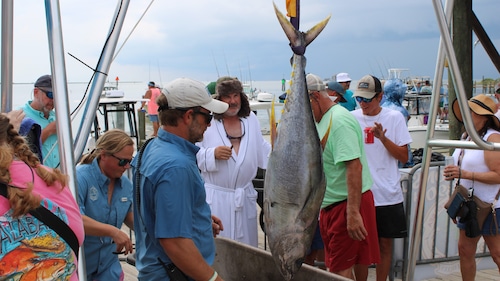 The 2023 ADSFR took place July 21-23, 2023, drawing thousands of spectators to the rodeo site on Dauphin Island.