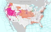 Sunday is expected to be another hot one across Alabama, and the areas in orange will be under a heat advisory until 7 p.m. Sunday. But there could be some heat relief in the future for Alabama.